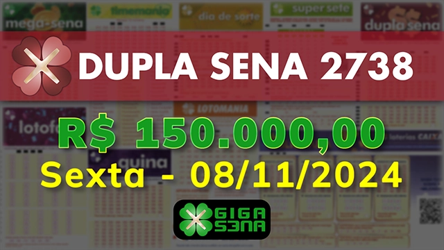 Sorteio da Dupla Sena 2738