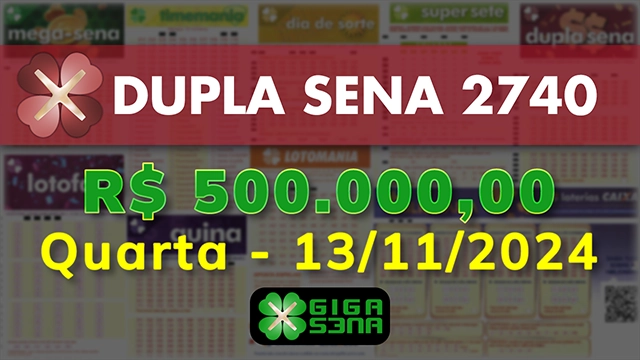 Sorteio da Dupla Sena 2740