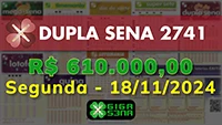 Sorteio da Dupla Sena 2741