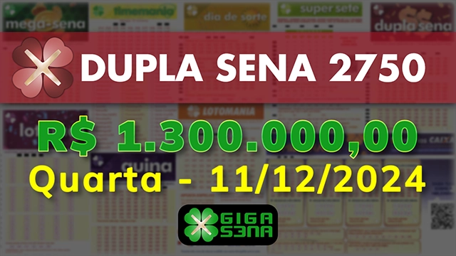 Sorteio da Dupla Sena 2750