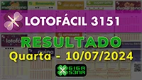 Resultado da Lotofácil 3151