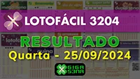 Resultado da Lotofácil 3204