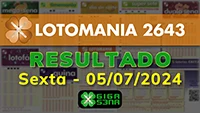 Resultado da Lotomania 2643