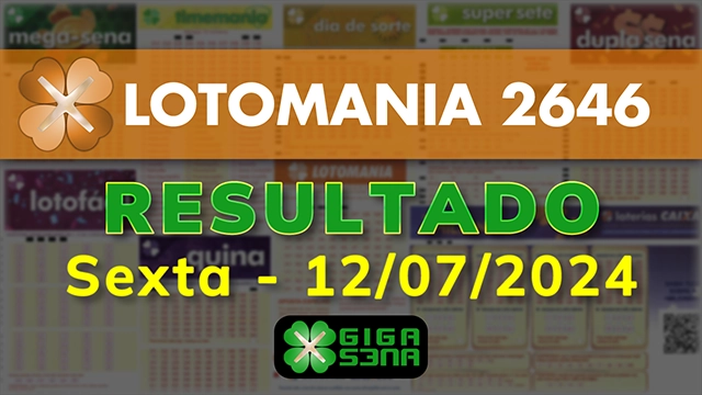 Resultado da Lotomania 2646