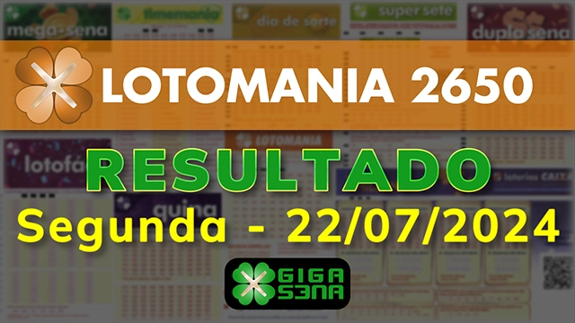 Resultado da Lotomania 2650