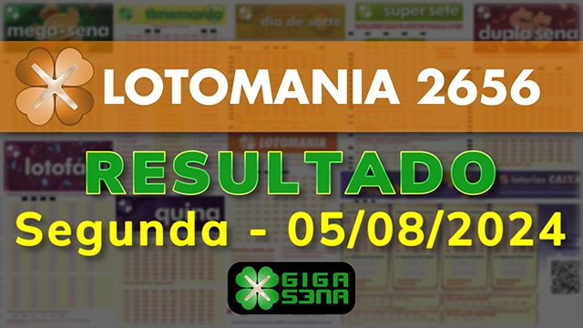 Resultado da Lotomania 2656