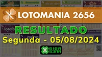 Resultado da Lotomania 2656