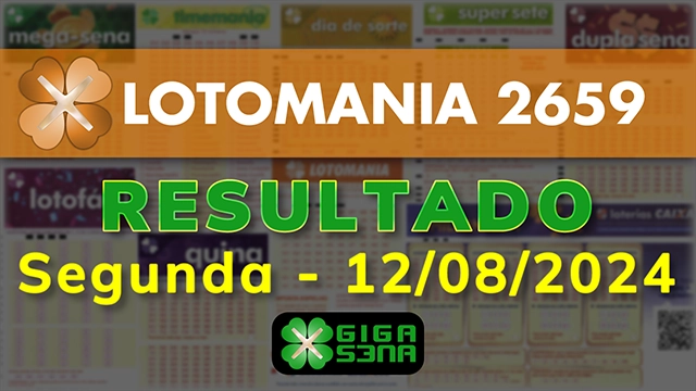 Resultado da Lotomania 2659