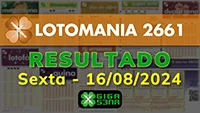 Resultado da Lotomania 2661