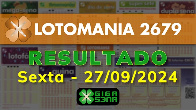 Resultado da Lotomania 2679