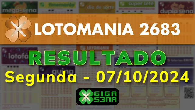 Resultado da Lotomania 2683