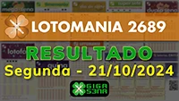 Resultado da Lotomania 2689