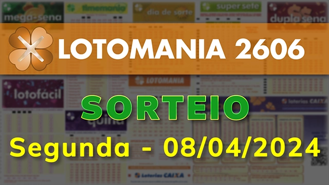 Sorteio da Lotomania 2606