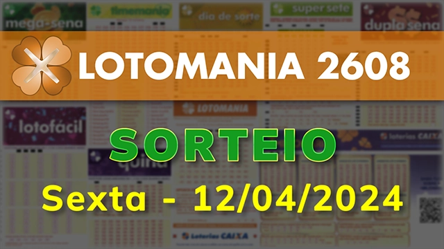 Sorteio da Lotomania 2608