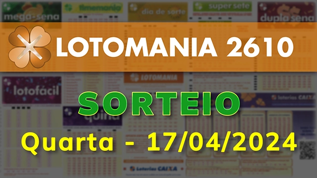 Sorteio da Lotomania 2610