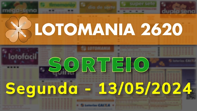 Sorteio da Lotomania 2620