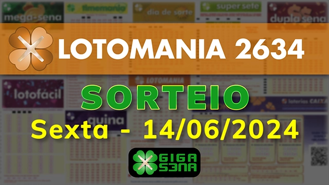 Sorteio da Lotomania 2634