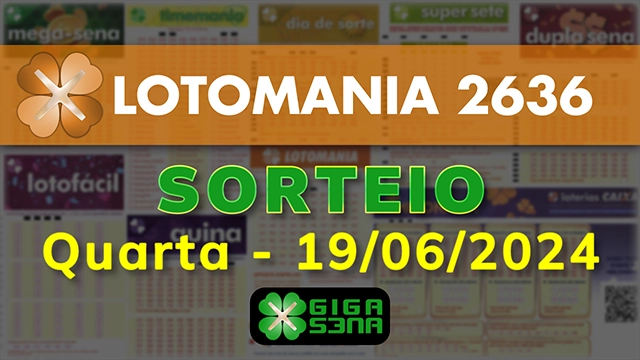 Sorteio da Lotomania 2636