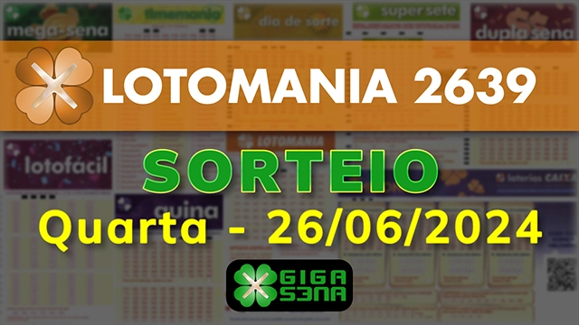 Sorteio da Lotomania 2639