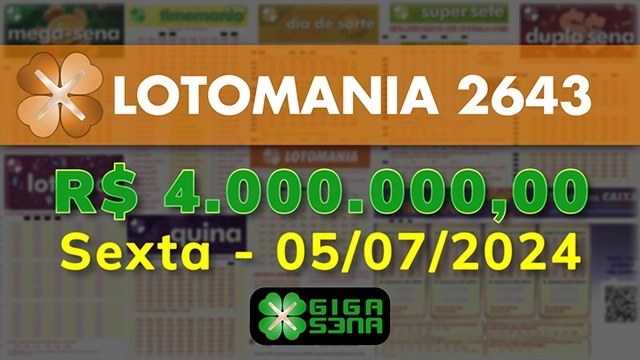 Sorteio da Lotomania 2643