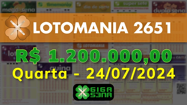 Sorteio da Lotomania 2651