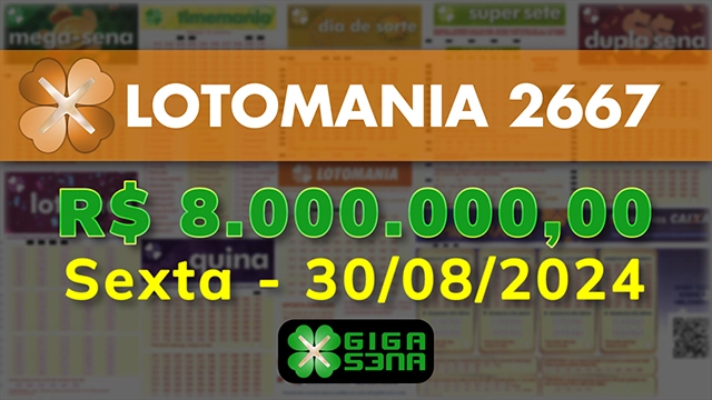 Sorteio da Lotomania 2667