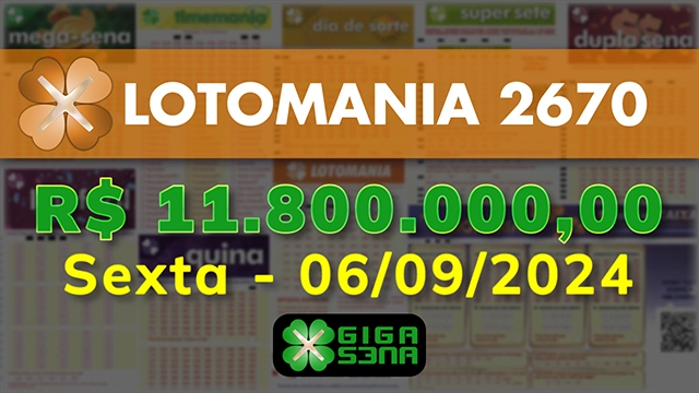 Sorteio da Lotomania 2670