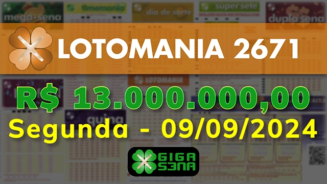 Sorteio da Lotomania 2671