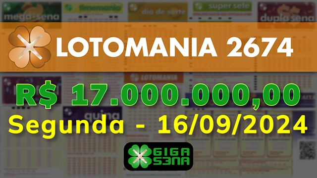 Sorteio da Lotomania 2674