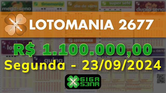 Sorteio da Lotomania 2677