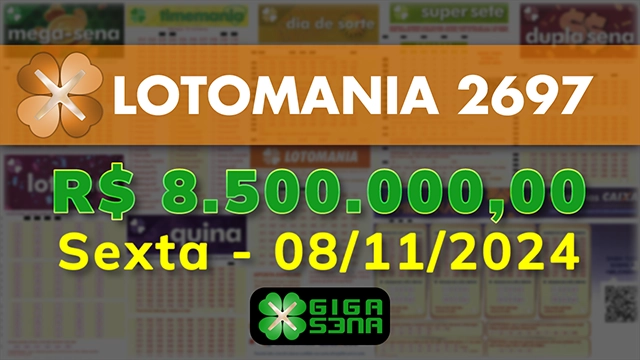 Sorteio da Lotomania 2697