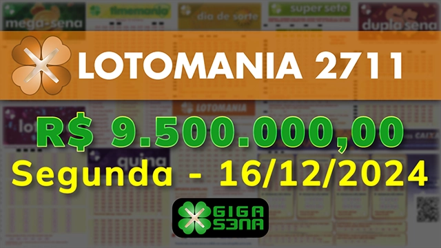 Sorteio da Lotomania 2711