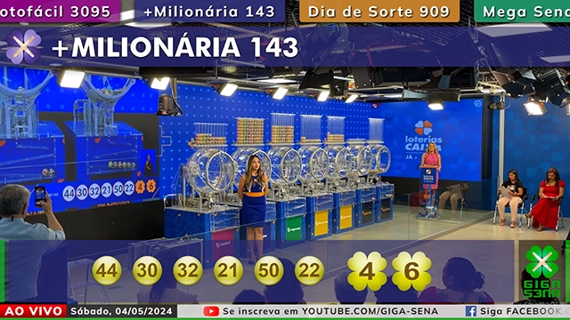 Resultado da +Milionária 143