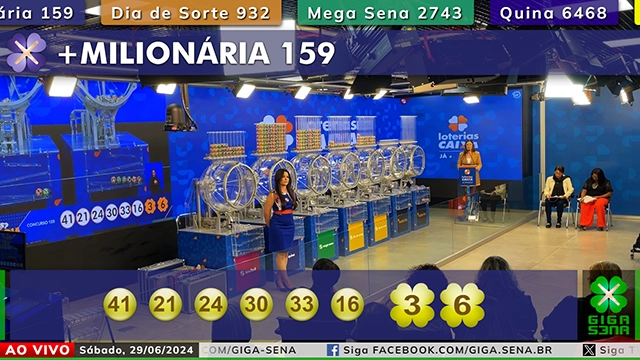 Resultado da +Milionária 159