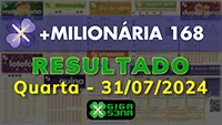 Resultado da +Milionária 168