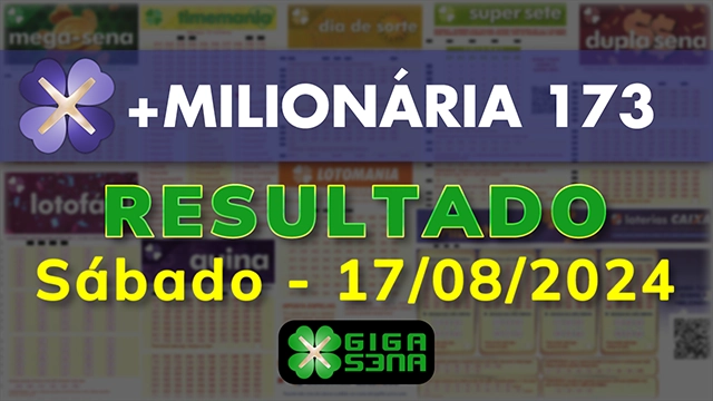 Resultado da +Milionária 173