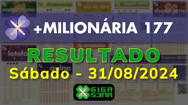 Resultado da +Milionária 177