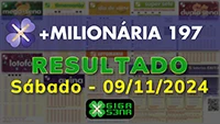 Resultado da +Milionária 197