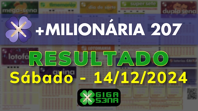 Resultado da +Milionária 207