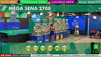 Resultado da Mega Sena 2708