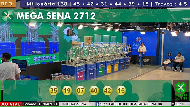 Resultado da Mega Sena 2712