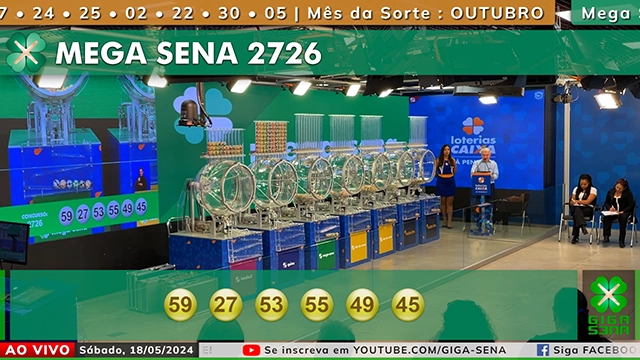 Resultado da Mega Sena 2726