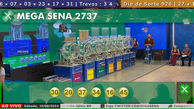 Resultado da Mega Sena 2737