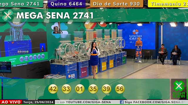 Resultado da Mega Sena 2741