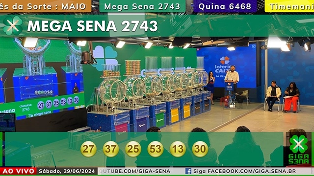 Resultado da Mega Sena 2743