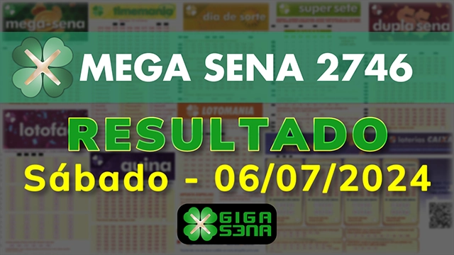 Resultado da Mega Sena 2746