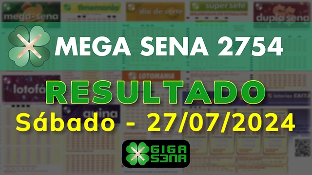 Resultado da Mega Sena 2754