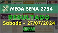 Resultado da Mega Sena 2754