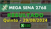 Resultado da Mega Sena 2768