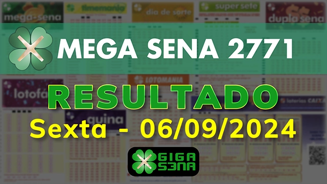 Resultado da Mega Sena 2771